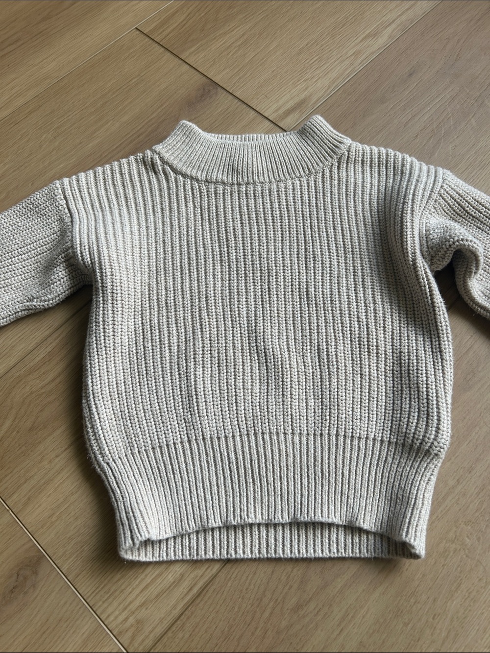 Jamie Kay Ribbed Knit Mock Neck Sweater - Cream - Picture 2 of 4
